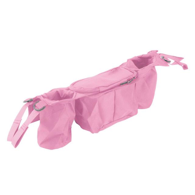 Universal Multifunctional Baby Stroller Organizer Baby Pram Buggy Cart Bottle Hanging Basket Storage Bag Stroller Accessories - Indigo-Temple