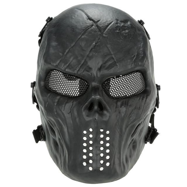 Airsoft Tactical Face Mask (7 variants) - Indigo-Temple