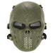 Airsoft Tactical Face Mask (7 variants) - Indigo-Temple
