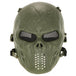 Airsoft Tactical Face Mask (7 variants) - Indigo-Temple