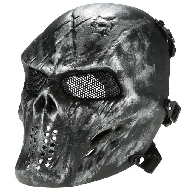 Airsoft Tactical Face Mask (7 variants) - Indigo-Temple