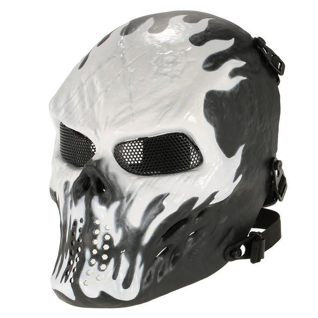 Airsoft Tactical Face Mask (7 variants) - Indigo-Temple