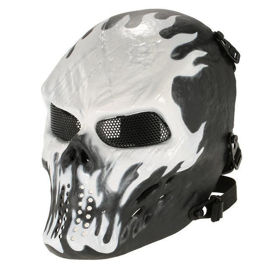 Airsoft Tactical Face Mask (7 variants) - Indigo-Temple