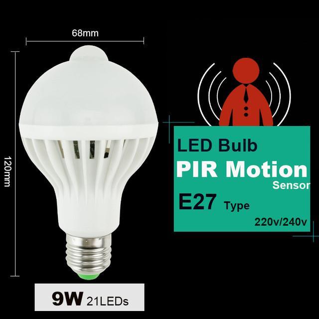 LED PIR Motion / Sound Sensor Lamp - Indigo-Temple