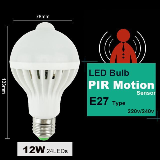 LED PIR Motion / Sound Sensor Lamp - Indigo-Temple