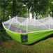Parachute Fabric Hammock With Mosquito Net - Indigo-Temple