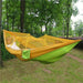 Parachute Fabric Hammock With Mosquito Net - Indigo-Temple