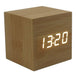 Wooden LED Multi Alarm Clock - Indigo-Temple