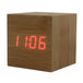 Wooden LED Multi Alarm Clock - Indigo-Temple