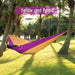 Portable Parachute Fabric Hammock - Indigo-Temple