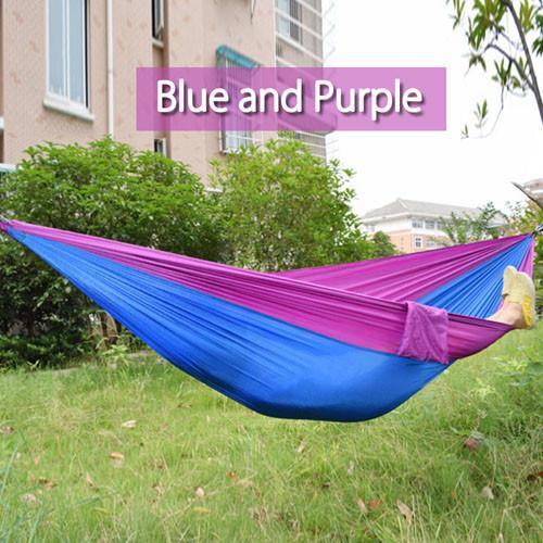 Portable Parachute Fabric Hammock - Indigo-Temple