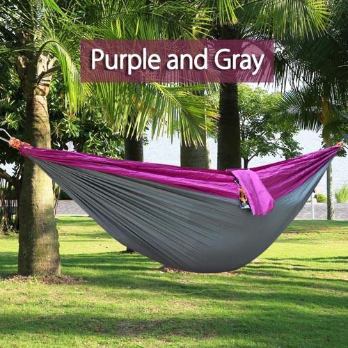 Portable Parachute Fabric Hammock - Indigo-Temple
