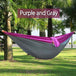 Portable Parachute Fabric Hammock - Indigo-Temple