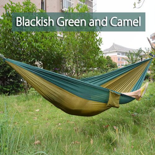 Portable Parachute Fabric Hammock - Indigo-Temple