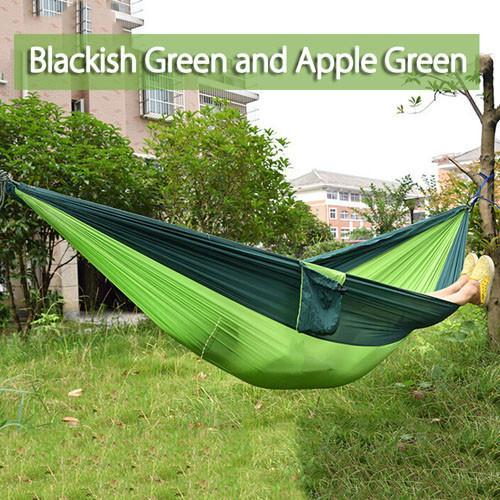 Portable Parachute Fabric Hammock - Indigo-Temple