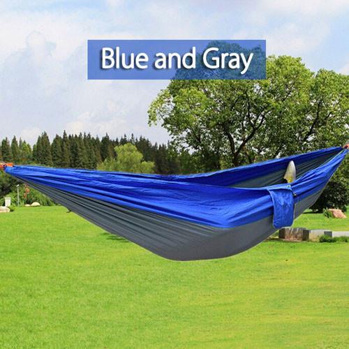 Portable Parachute Fabric Hammock - Indigo-Temple