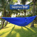 Portable Parachute Fabric Hammock - Indigo-Temple