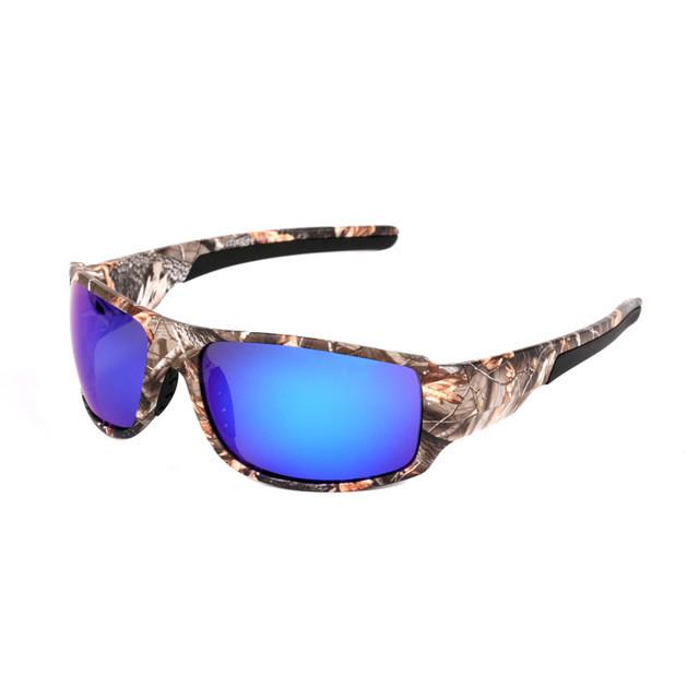 Camouflage Polarized Sunglasses - Indigo-Temple
