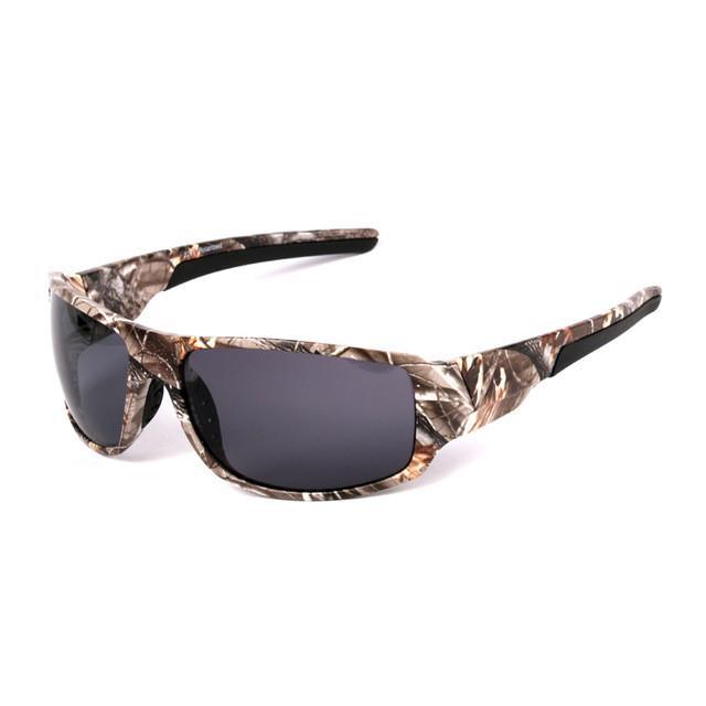 Camouflage Polarized Sunglasses - Indigo-Temple
