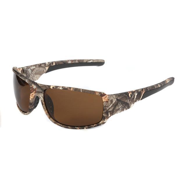 Camouflage Polarized Sunglasses - Indigo-Temple