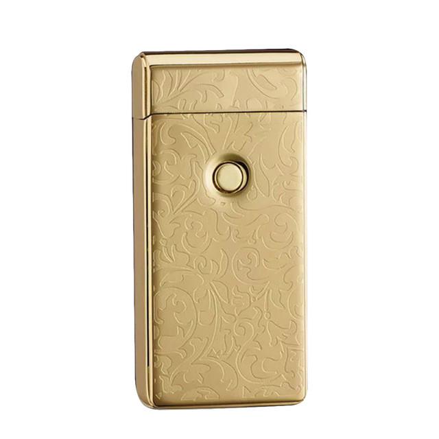 Luxury Double Pulsed Arc Electronic Lighter - Indigo-Temple