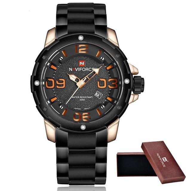 G309 STAINLESS STEEL ARMY WATCH (4 COLORS) - Indigo-Temple