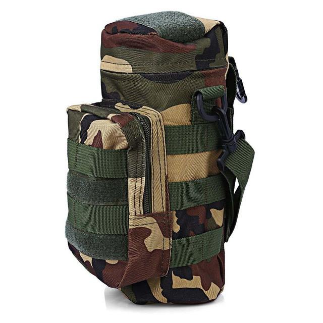 Molle Oxford Water Bottle Pouch - Indigo-Temple