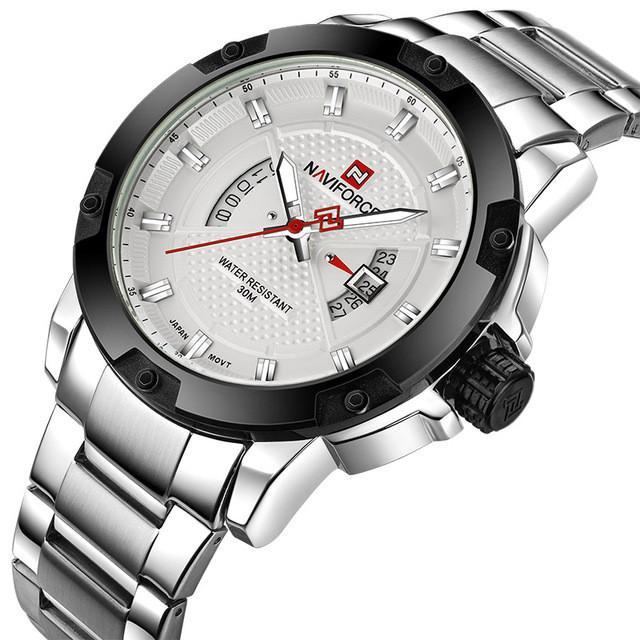 Full Steel Men Sports Watch - Indigo-Temple