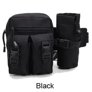 Tactical Water Bottle Waist Belt Pouch - Indigo-Temple