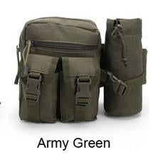 Tactical Water Bottle Waist Belt Pouch - Indigo-Temple