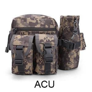 Tactical Water Bottle Waist Belt Pouch - Indigo-Temple