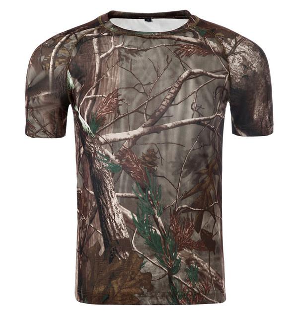 Camouflage Quick Dry Man T-shirt (7 colors) - Indigo-Temple