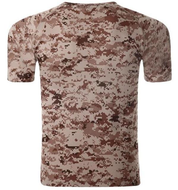 Camouflage Quick Dry Man T-shirt (7 colors) - Indigo-Temple