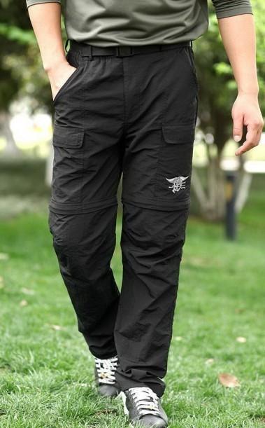 Quick Dry Detachable Cargo Pants + Belt - Indigo-Temple