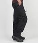 Double Layer Military Flannel Lined Cargo Pants - Indigo-Temple