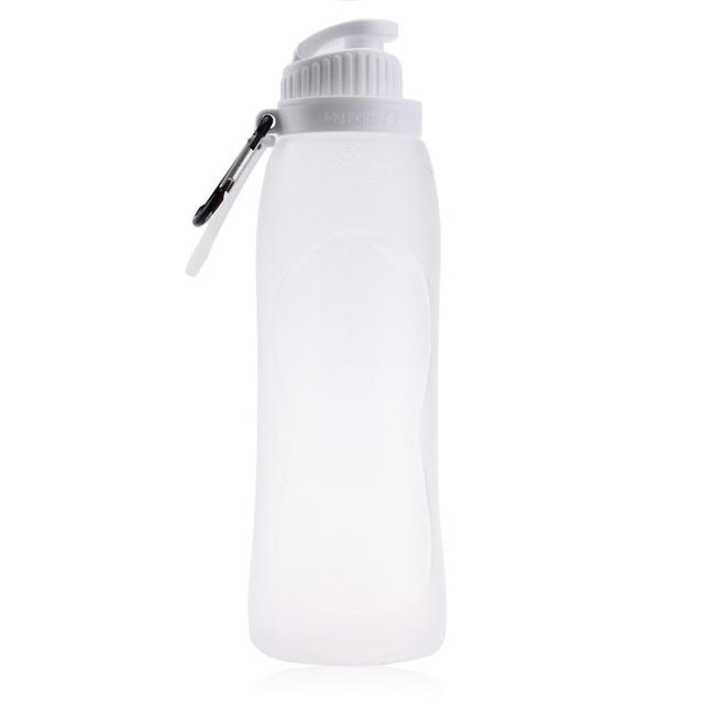 Foldable Silicone Water Bottle - Indigo-Temple