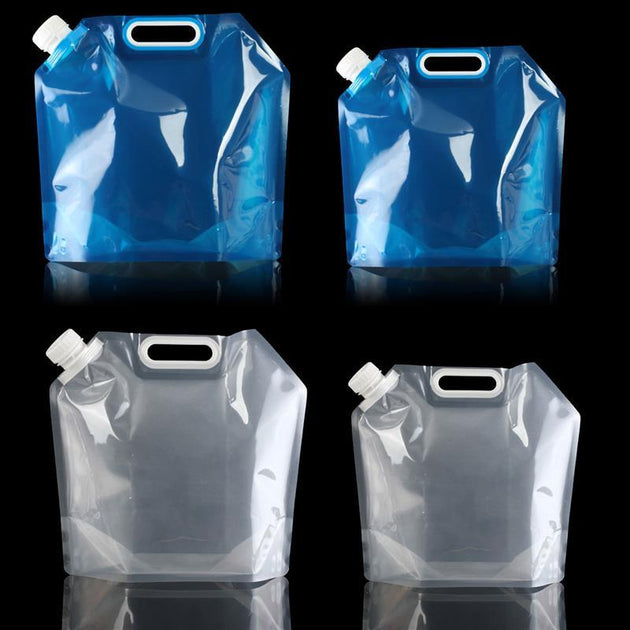5L0L Outdoor Lightweight Collapsible Water Bag - Indigo-Temple