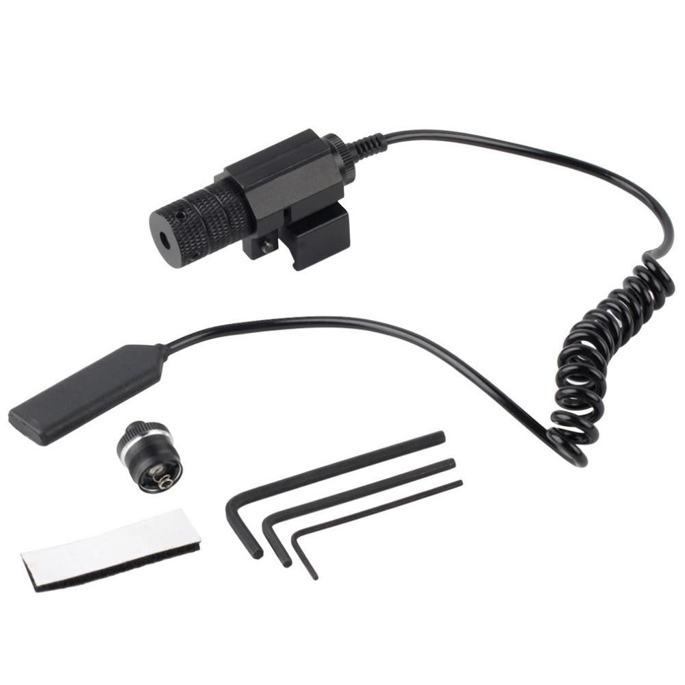 Tactical Mini Red Laser Dot With Tail Switch - Indigo-Temple