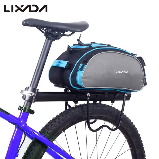 Rear-Rack Cycling Bag - Indigo-Temple