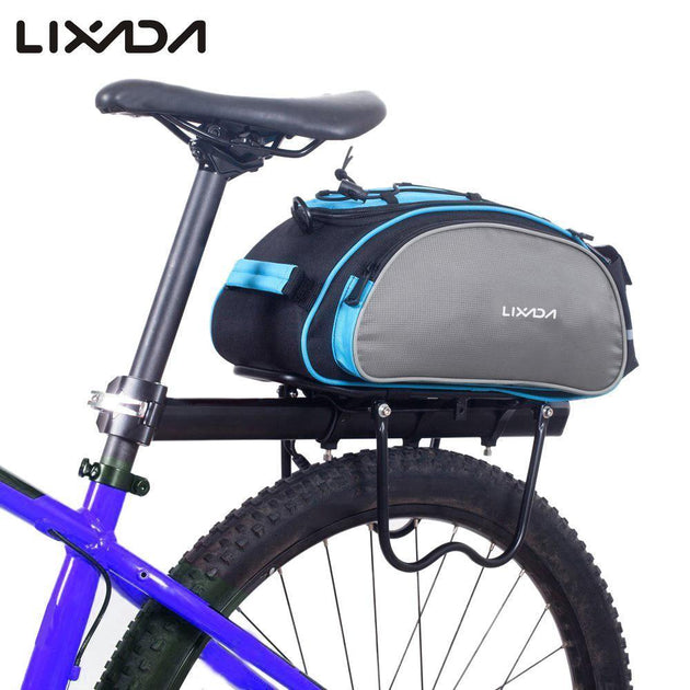Rear-Rack Cycling Bag - Indigo-Temple
