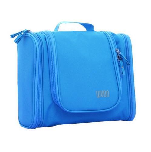 Deluxe Toiletry Travel Pouch - Indigo-Temple