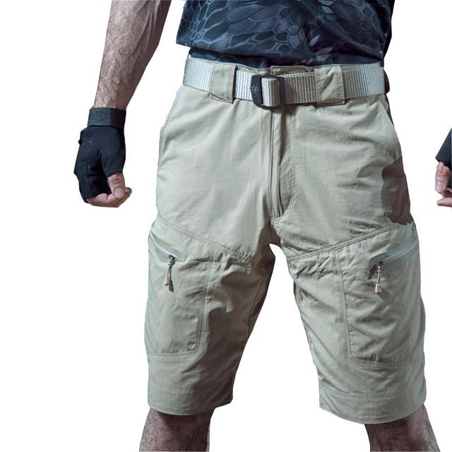 Quick-Drying Combat Cargo Shorts - Indigo-Temple