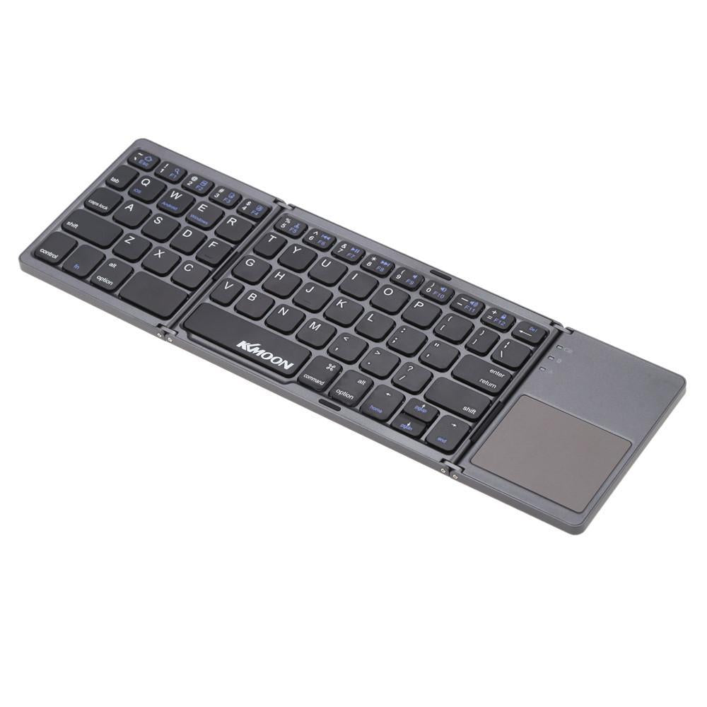 Folding Bluetooth  Keyboard With Touch pad - Indigo-Temple