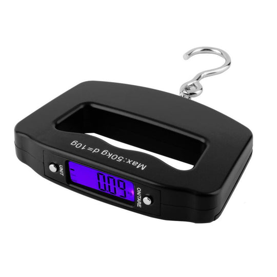 Pocket 50kg/10g LCD Digital Fishing Hook Weight - Indigo-Temple