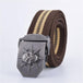 Skull Tactical Buckle Belt - Indigo-Temple