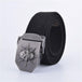 Skull Tactical Buckle Belt - Indigo-Temple