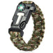 5 IN 1 Paracord Survival Bracelet - Indigo-Temple