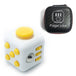 Designer Fidget Cube + Case - Indigo-Temple