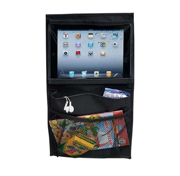 Back Seat Organizer for iPad - Indigo-Temple
