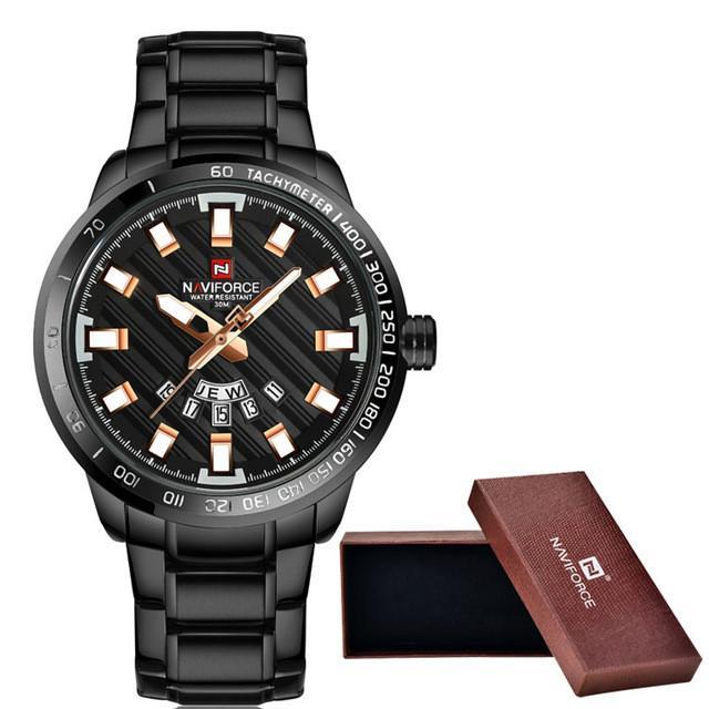 Luxury Full Steel Wrist Watch (5 colors) - Indigo-Temple